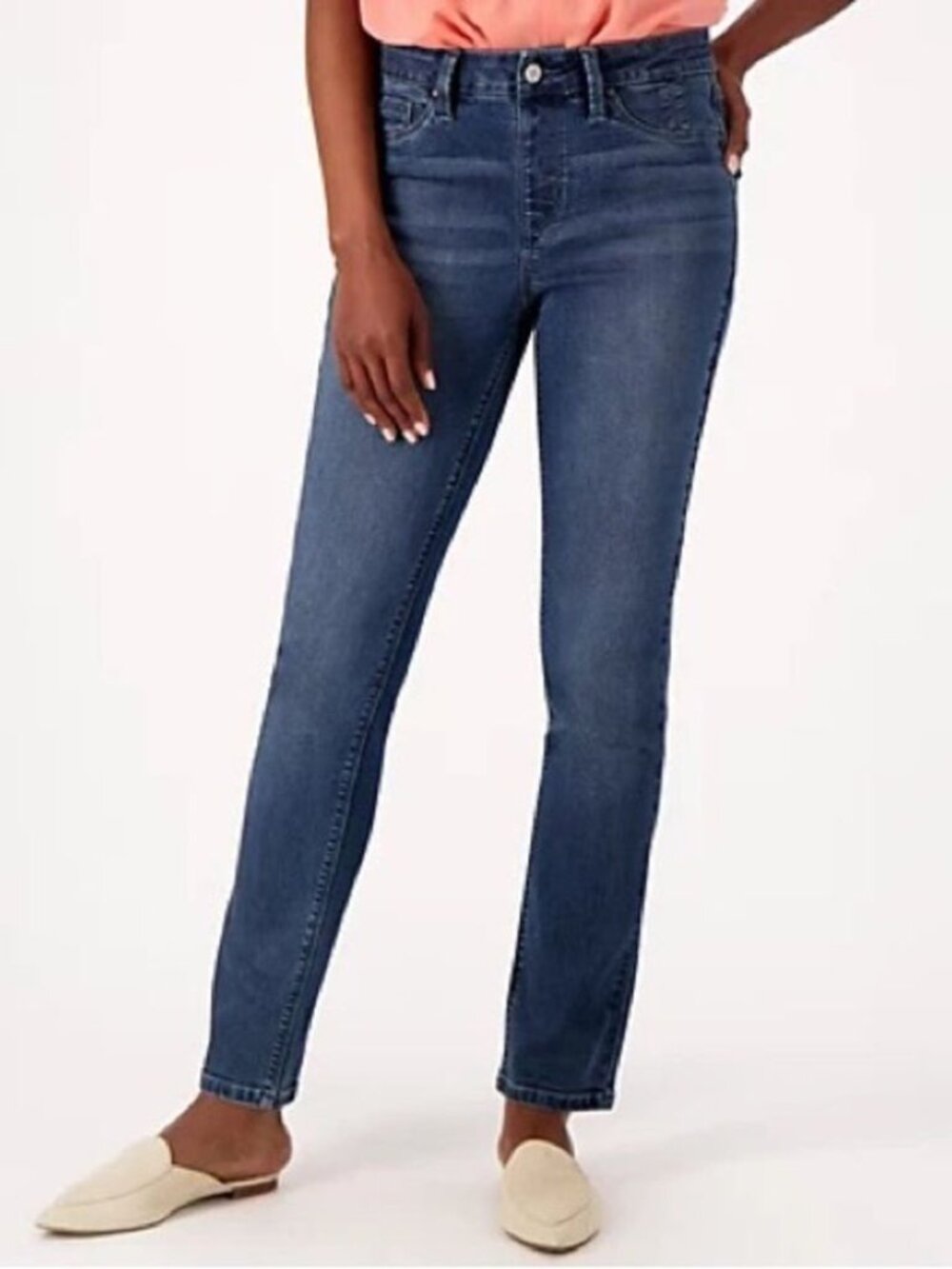 Laurie Felt Silky Denim Easy Skinny Pull-On Jeans Size: XL